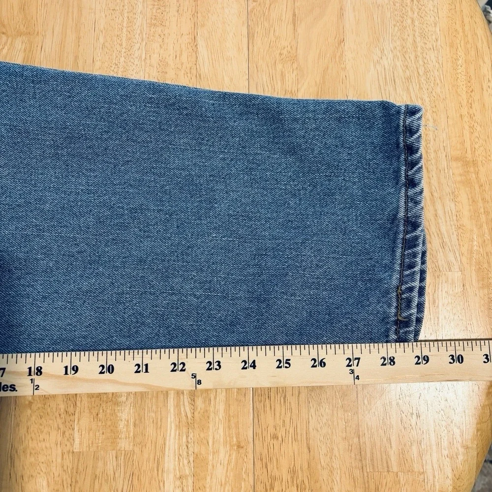 Levi's 550 Relaxed Fit Blue Jeans Men 36W x 29L Cotton More Room in Seat Thighs